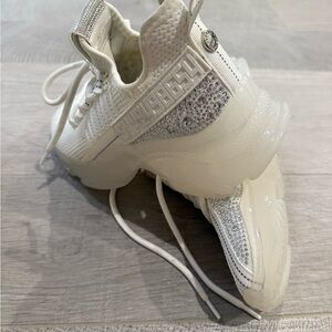 Steve Madden Rhinestone White Women's Sneakers